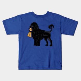 Tristan the Cheeky Portuguese Water Dog Kids T-Shirt